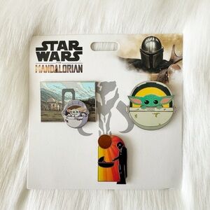 Star Wars The Mandalorian Disney Licensed Pin Set